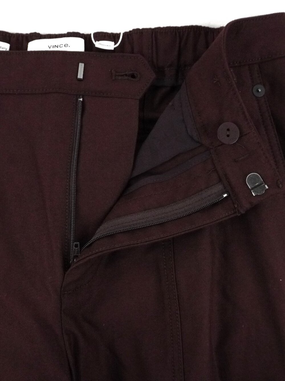 Vince Utility Trousers in Cherry Night Red - Women's Size US 4 (V075822378) NWT - Picture 5 of 9